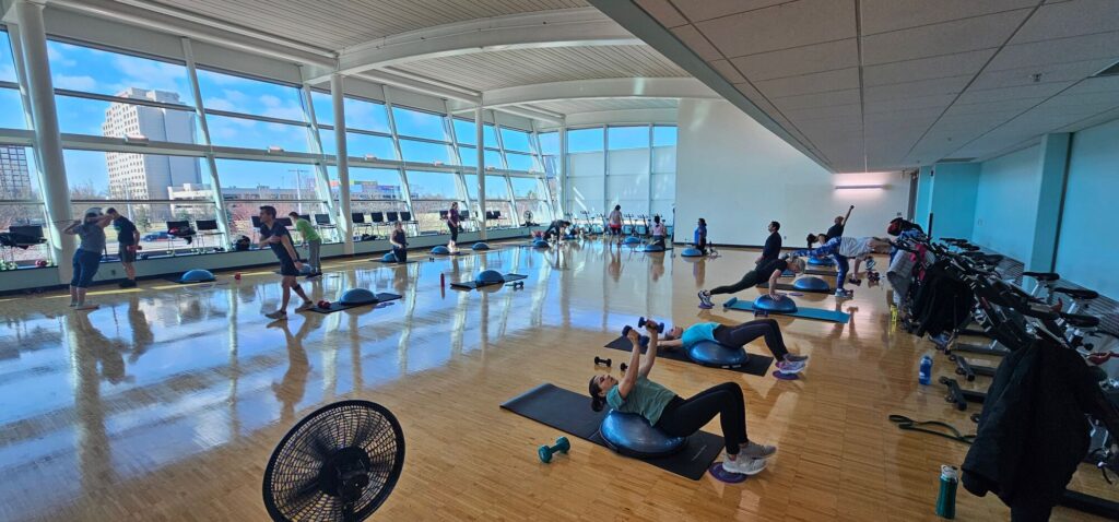 Group fitness classes